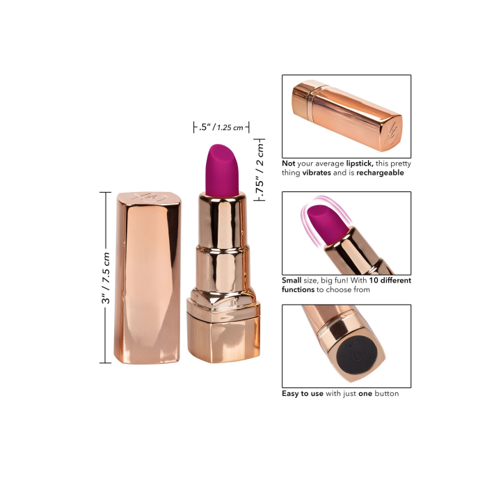 Вібратор-Помада для клітора та ерогенних зон CalExotic Hide & Play Lipstick Recharge