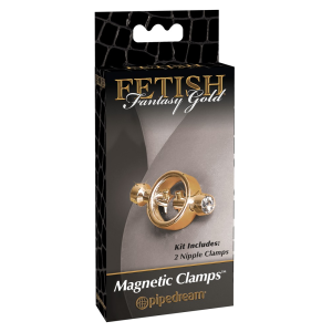 Золоті затискачі для сосків Pipedream Fetish Fantasy Gold, золотисті