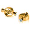 Золоті затискачі для сосків Pipedream Fetish Fantasy Gold, золотисті