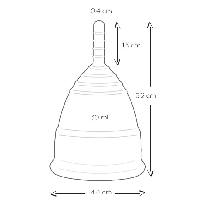 Менструальні чаші Mae B Intimate Health 2 Large Menstrual Cups