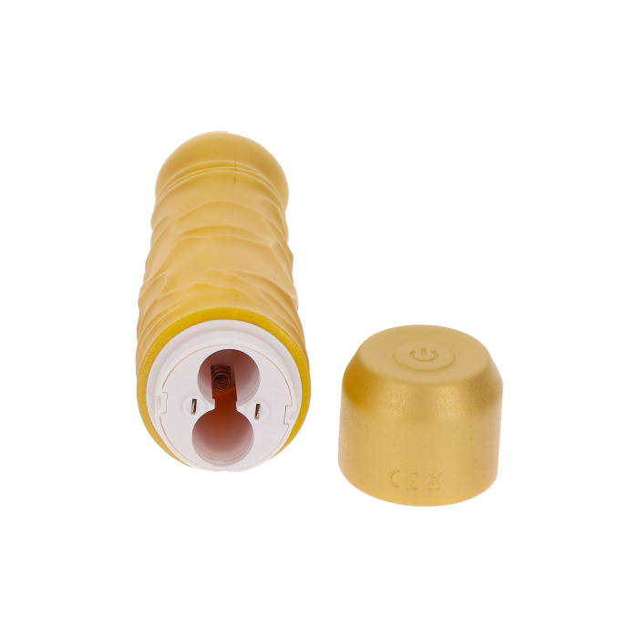 Вібратор реалістичний Gold Dicker, золотистий