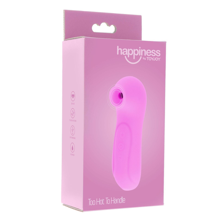 Вакуумний стимулятор клітора Toy Joy, силіконовий, рожевий