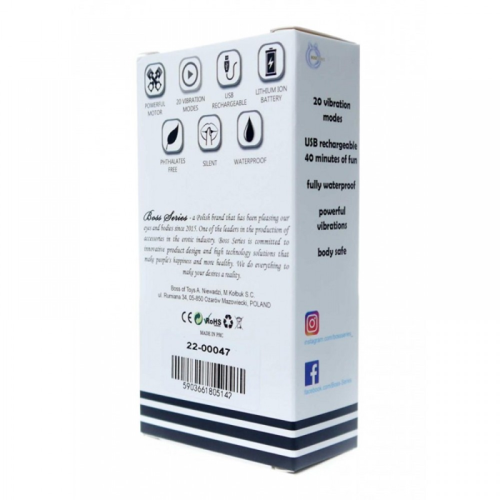 Віброкуля Powerful Bullet Vibrator USB 20 Functions - Matt Black