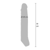 Насадка, що подовжує, на пеніс ToyJoy Get Real Extension Sleeve Large з петлею на мошонку, бежева
