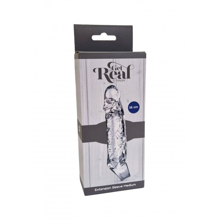 Насадка, що подовжує ToyJoy Get Real Penis Sleeve Medium