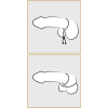 Ерекційне ласо Bad Kitty cock & ball loop, чорне