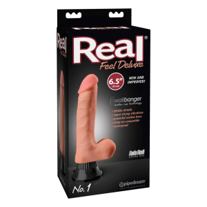 Вібратор реалістичний Real Feel Deluxe No.1, 6.5 на присосці