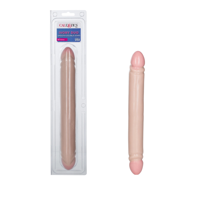 Подвійний фалоїмітатор California Exotic Novelties Smooth Double Dong Blackjack 12