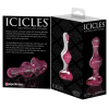 Скляний анальний затор серце Pipedream Icicles № 75