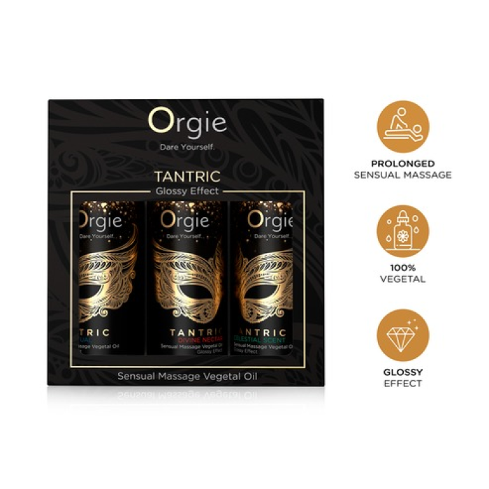 Міні-колекція масажних олій Orgie "Tantric", 3 x 30 мл