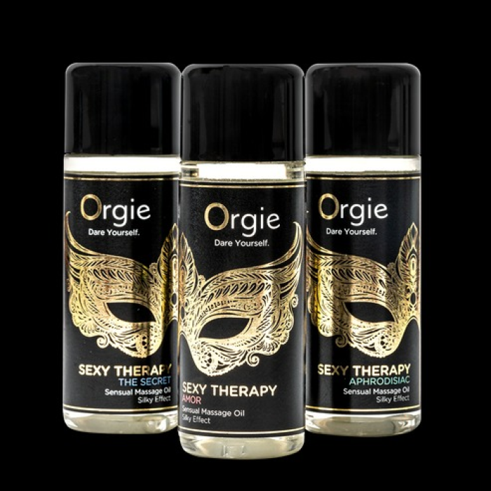 Міні-колекція масажних масел Orgie "Sexy Therapy" 3 засоби по 30 мл