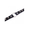 Нашийник з шипами Collar black with metal spikes