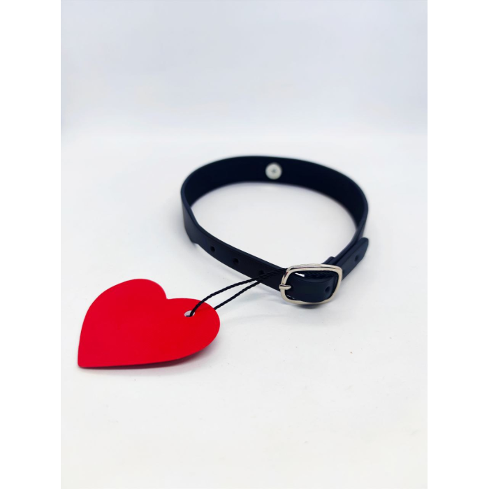 Нашийник з кільцем Collar black with ring