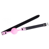 Кляп силіконовий Silicone ball gag metal accesso pink