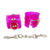 Наручники DS Fetish Handcuffs transparent, рожевий