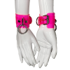 Наручники DS Fetish Handcuffs transparent, рожевий