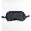 М'які Наручники з пов'язкою на очі DS Fetish Handskaff with blinfold black