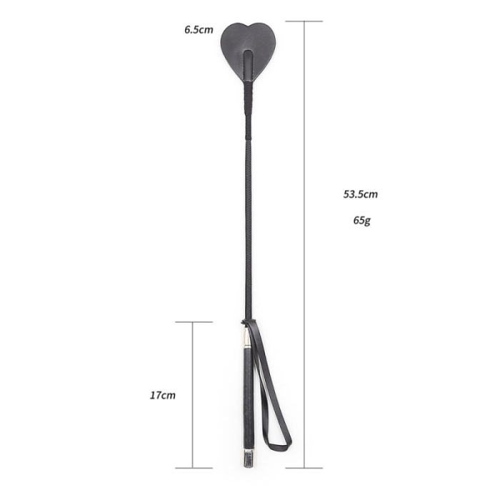 Стек серце DS Fetish Whip heart black