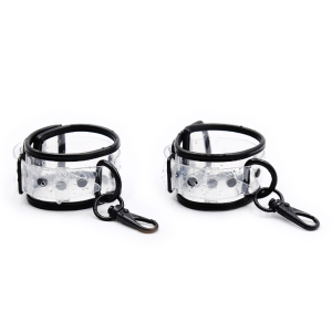 Наручники DS Fetish Wrist restraints transparent