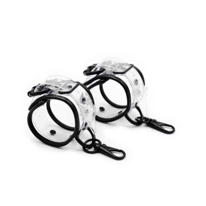 Наручники DS Fetish Wrist restraints transparent