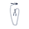 Затискачі на соски DS Fetish Nipple clamps iron L silver 64 g