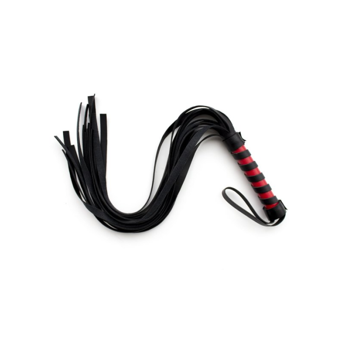 Флоггер DS Fetish Mini flogger black/red