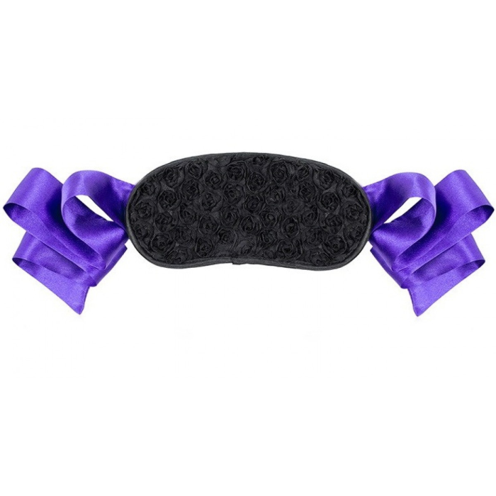 Маска DS Fetish Blindfold black/purple