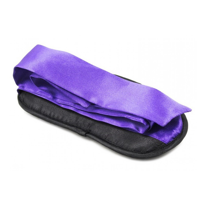 Маска DS Fetish Blindfold black/purple