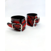 Система фіксації DS Fetish Ankle and hand cuff black/red