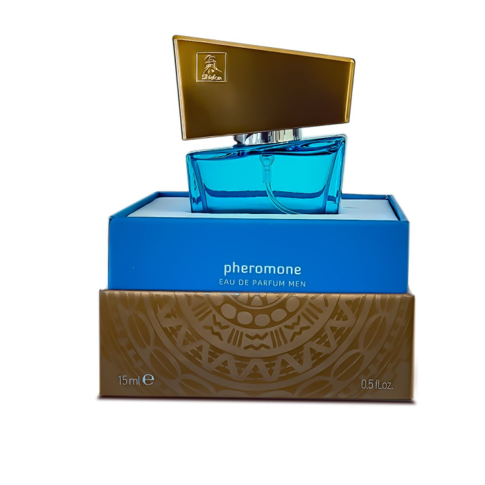 Духи з феромонами чоловічі SHIATSU Pheromone Fragrance men lightblue, 15 мл