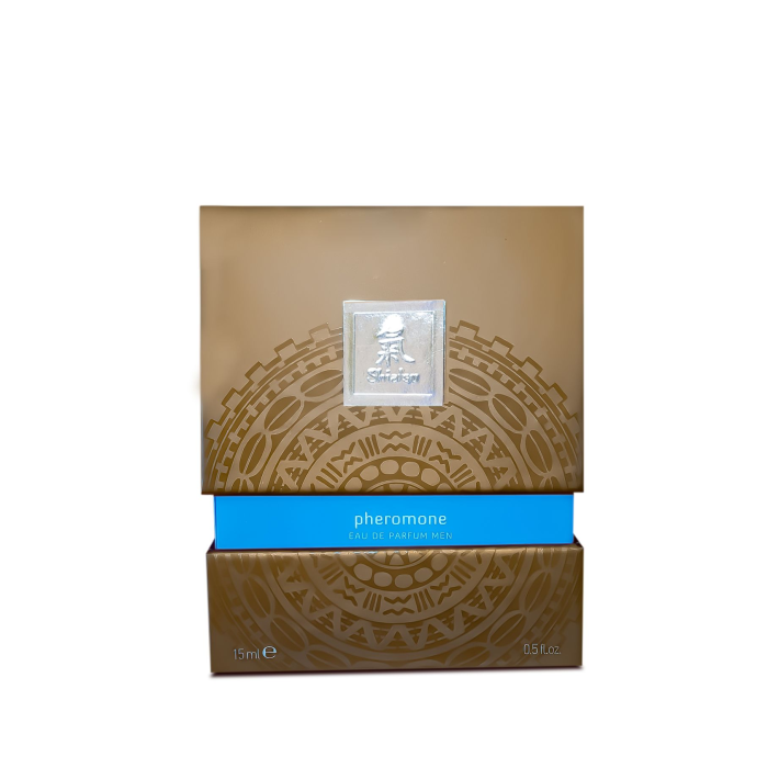 Духи з феромонами чоловічі SHIATSU Pheromone Fragrance men lightblue, 15 мл