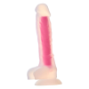 Фаллоімітатор люмінесцентний на присосці Dream Toys RADIANT Glow In The Dark рожевий