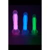Фалоімітатор люмінесцентний на присосці Dream Toys RADIANT Glow In The Dark синій, М
