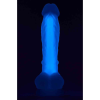 Фалоімітатор люмінесцентний на присосці Dream Toys RADIANT Glow In The Dark синій, М