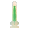 Фаллоімітатор люмінесцентний на присосці Dream Toys RADIANT Glow In The Dark зелений, S