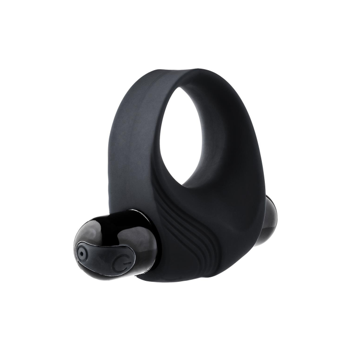 Ерекційне кільце з вібрацією Dream Toys Ramrod чорне, 8 х 3.2 см