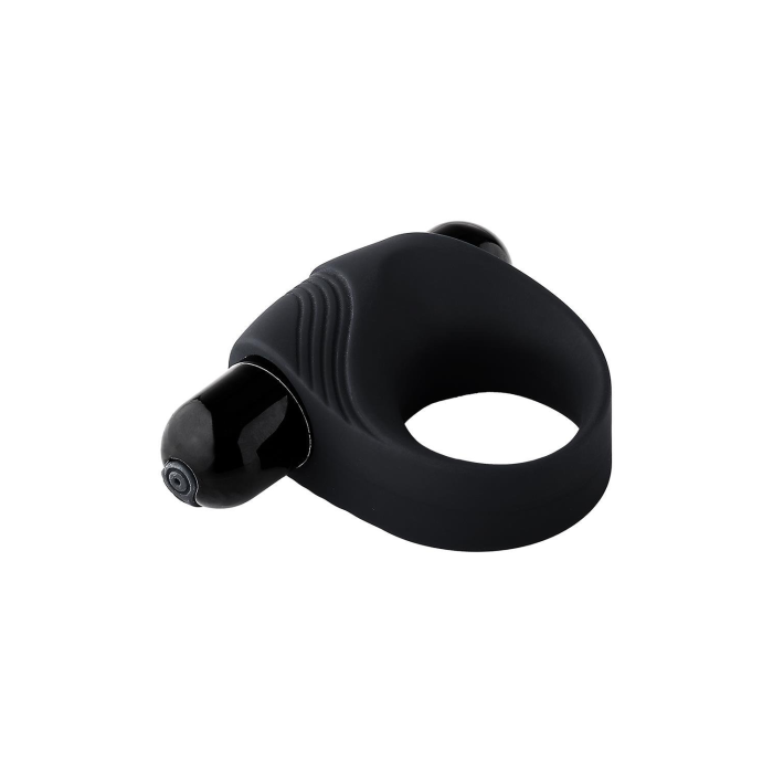 Ерекційне кільце з вібрацією Dream Toys Ramrod чорне, 8 х 3.2 см