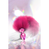 Анальний корок з хвостом Global Novelties NIXIE METAL BUTT PLUG WITH OMBRE TAIL
