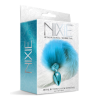 Анальна пробка з хвостом Global Novelties NIXIE METAL BUTT PLUG WITH OMBRE TAIL