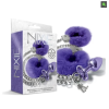 Набір Global Novelties NIXIE METAL BUTT PLUG& FURRY HANDCUFF SET, MEDIUM, PURPLE METALLIC