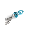 Набір Global Novelties NIXIE METAL BUTT PLUG & FURRY HANDCUFF SET, MEDIUM, BLUE METALLIC