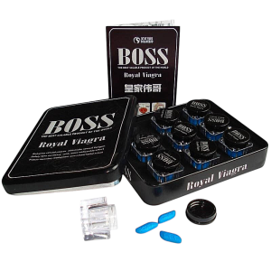 Таблетки для потенції Boss Royal Viagra (ціна за баночку, 3 капсули)