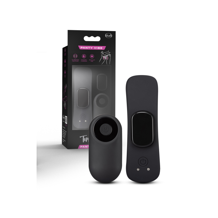 Потужний вібратор для трусиків з дистанційним керуванням TEMPTASIA REMOTE CONTROL PANTY VIBE BLACK