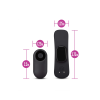 Потужний вібратор для трусиків з дистанційним керуванням TEMPTASIA REMOTE CONTROL PANTY VIBE BLACK
