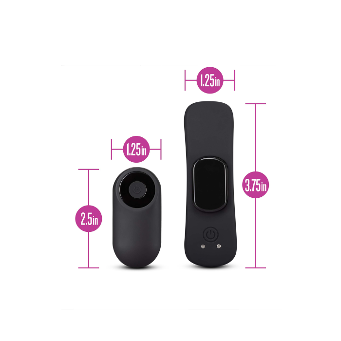 Потужний вібратор для трусиків з дистанційним керуванням TEMPTASIA REMOTE CONTROL PANTY VIBE BLACK