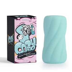 Мастурбатор яйце Chisa COSY Stamina, блакитний, 8 х 4 см