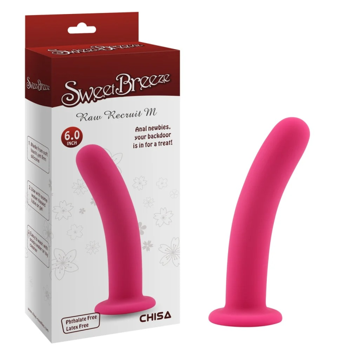 Насадка для страпону гладка Chisa Sweet Breeze Raw Recruit M рожева