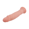 Фалоімітатор на присосці з хребтом Chisa T-skin ReaL Lascivious Dildo, бежевий