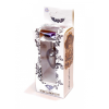 Анальна пробка з каменем Plug-Jewellery Dark Silver PLUG-Purple розмір S