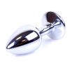 Анальна пробка з каменем Plug-Jewellery Silver PLUG-Light Blue розмір S